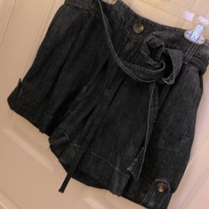 Jean shorts with matching jacket